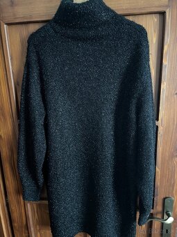 H&M Čierny Over Size sveter  M - 5