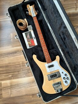 Rickenbacker 4003S Mapleglo – kufor + straplocky - 5