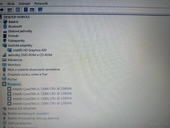 predám notebook Hp 250 G6 , Intel core i5 ,12gb ram ,ssd - 5
