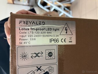 Priemyselné líniové LED svietidlá 120 cm / 33 W - 4 ks - 5