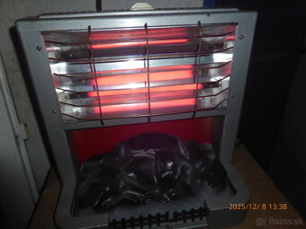 Pradám elektrický ohrievač -krb - 5