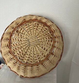 Prútený veľký košík - 5