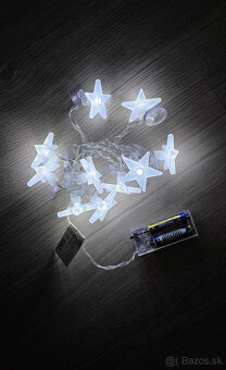 Nové svetielka s hviezdami a prísavkami 10 LED - 5