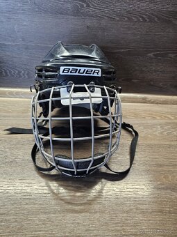 Hokejová helma BAUER, IMS 5.0, čierna, veľkosť M (s mriežkou - 5