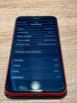 iPhone SE 2020 – Product Red – 128 GB - 5