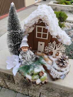 Vianočná dekorácia domček - 5