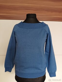 2x Mikina - čierna S-M, modrá 42 - 5