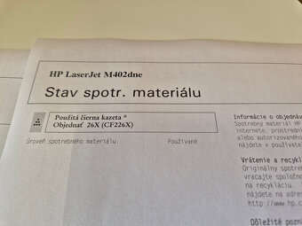HP LaserJet Pro M402dne 8203 stran - 5