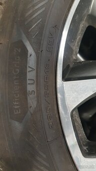 Originál disky Mazda Cx5 R19 + letné pneu Goodyear 2023 - 5