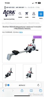 Magnetický veslovací trenažer - 5