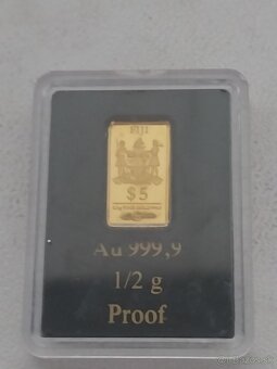 Zlaté investičné 0,5 gramove mince - 5