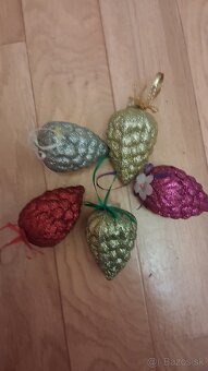 Retro vianoc e sklenene,ozdoby - 5
