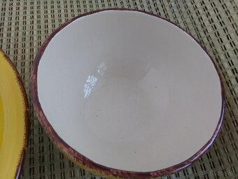 Keramická súprava 3 ks, žltá farba, nová - 5