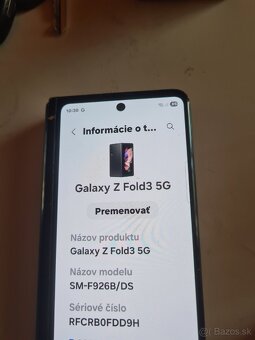 Predám Samsung Z FOLD 3, 12/512gb - 5