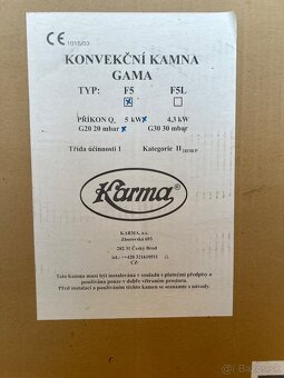 Plynové Kachle Gama - 5