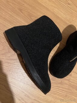 Vlnene kapce vlna nové 39 na nohu 25cm vnútorná dlzka 25.5cm - 5