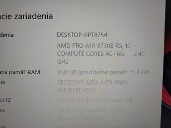 Hp elitebook 745 G4 ,AMD A10 quad core ,16gb ram , ssd+hdd - 5