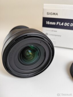 Sigma 16mm f/1.4 DC DN pre Nikon
 - 5
