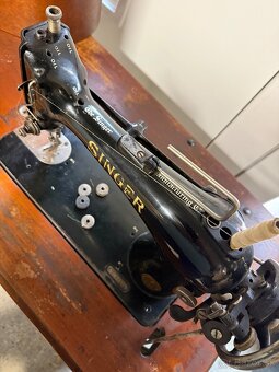 Singer starožitný šijací stroj - 5