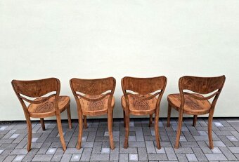 Luxusní prvorepublikové židle THONET - ART Deco - 5