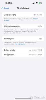 Predám iPhone 15 Pro Max 256 GB - Black - 5