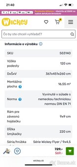 Detské ihrisko Wickey nové+kotvenie - 5