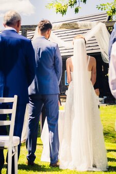 Svadobné šaty XS / 34-36 - 5