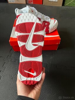 Nike Uptempo Cervene/Biele - 5