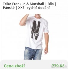 Pánske tričko Franklin Marshall xxs - 5