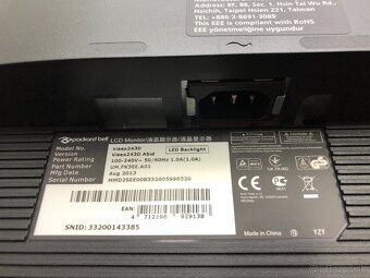 Packard Bell Viseo 243D - LED monitor - Full HD (1080p) – 24 - 5