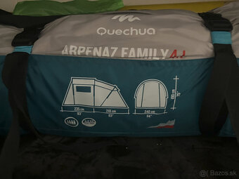 Predám QUECHUA stan Arpenaz pre 4 osoby, Matrac osobitne - 5
