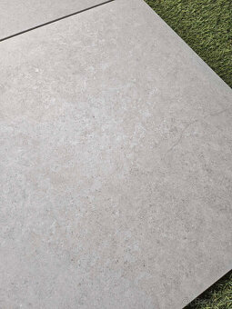 Terasová dlažba hrúbka 2cm, 60x60, vzhľad brúsený betón sivá - 5