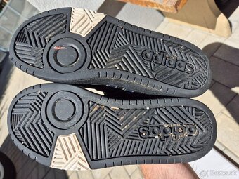 Čierne tenisky Adidas HOOPS 3.0, veľkosť 38 - 5