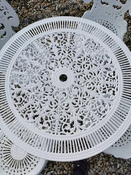 Stôl a 4 x stoličky (záhradný set) - 5