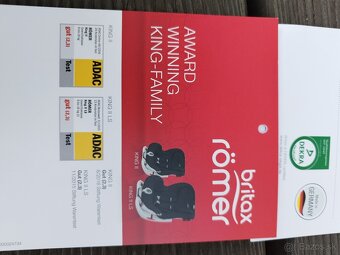 Predám detskú autosedačku Britax Römer King II LS na 9-18kg - 5