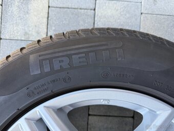 Hliníkové disky AUDI A6 + zimné pneu 225/60 R17 - 5