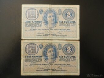 Staré vzácnejšie bankovky Rakúsko Uhorsko - 5