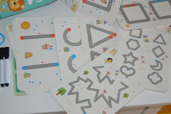 Detská montessori hračka na kreslenie sada64 kusov - 5