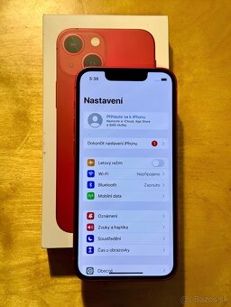 iPhone 13 Červená BATERIE 100% TOP - 5