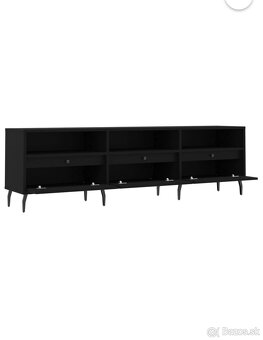 Čierny tv stolík 150x - 5