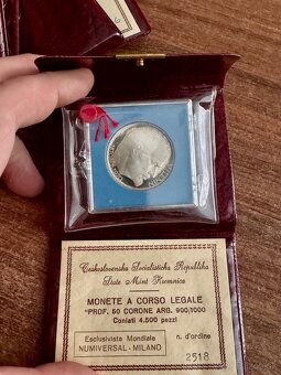 6 x Ag ARTIA vzácne etue + certifikát - 5