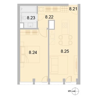 EXKLUZÍVNE a LUXUSNE ZARIADENÝ, ÚPLNE NOVÝ 2izb. BYT s PARKO - 5