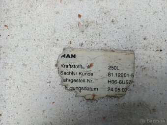MAN TGA TGX TGS přídavná nádrž - 5