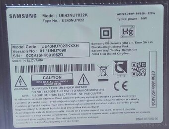 Samsung UE43NU7022K Smart 4K Ultrs HD 108cm. - 5
