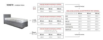 Masívna jednolôžková posteľ s úložným priestorom - 5