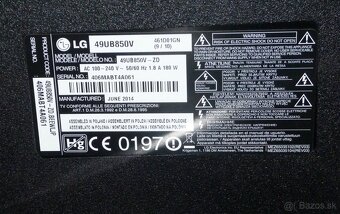 Predám 4K Smart LED TV LG 49UB850V - 5