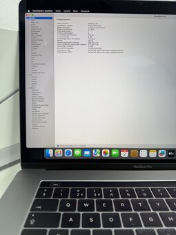  Apple MacBook Pro 15" (2017) Space Gray - 262 cyklov  - 5