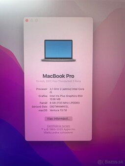 Apple MacBook Pro NOVÁ BATÉRIA - 5