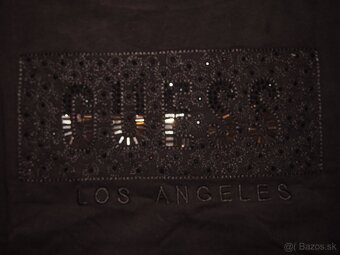 Guess dámske čierne tričko s dlhým rukávom - 5