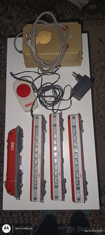 HO železnica s 2Lok+5Vag_+TT súprava, veľa koľají, dekor - 5